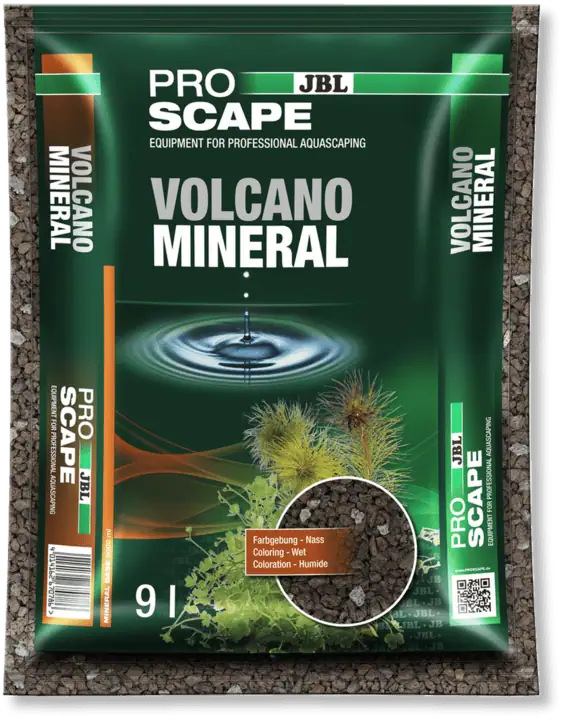 JBL Volcano Mineral Bodengrund für Aquascaping 9L Lava Vulkangestein