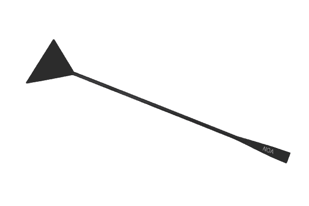 Bodenspachtel 32cm, Pflanzenpflege in Aquarien (Blackline)