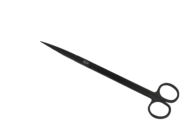 Schere gerade 25cm, Pflanzenpflege in Aquarien (Blackline)