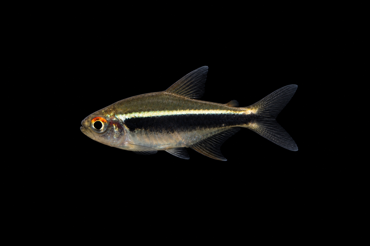 Schwarzer Neonsalmler