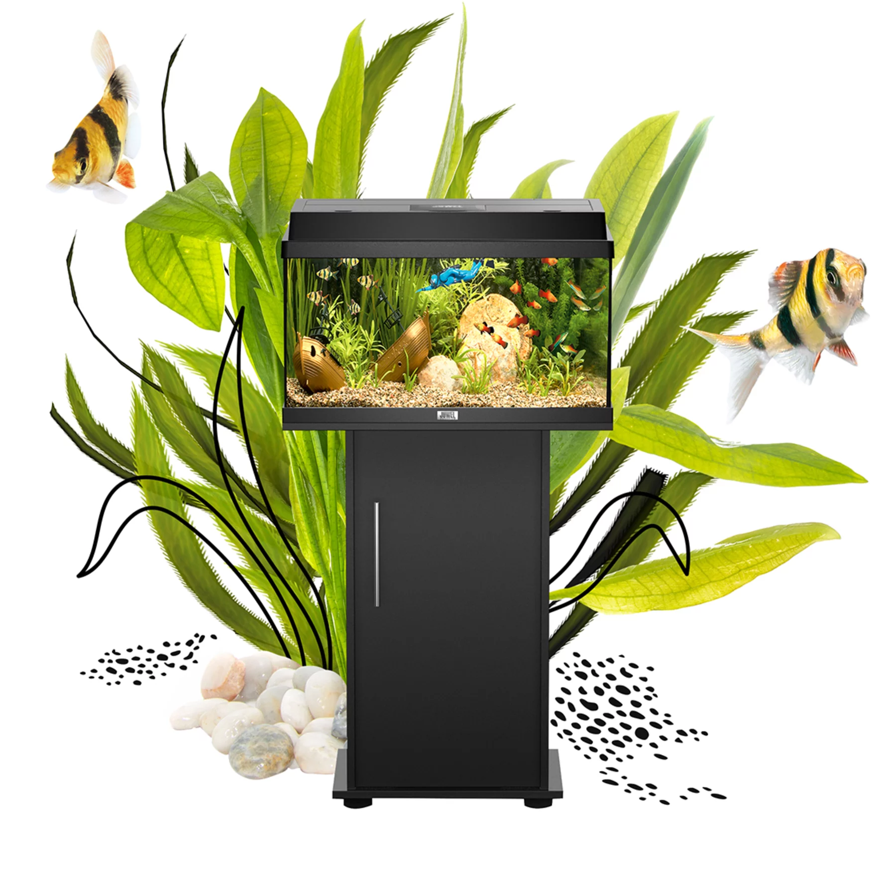 Juwel Primo 60 2.0 LED SBX Komplettaquarium schwarz inkl. 10€ Gutschein