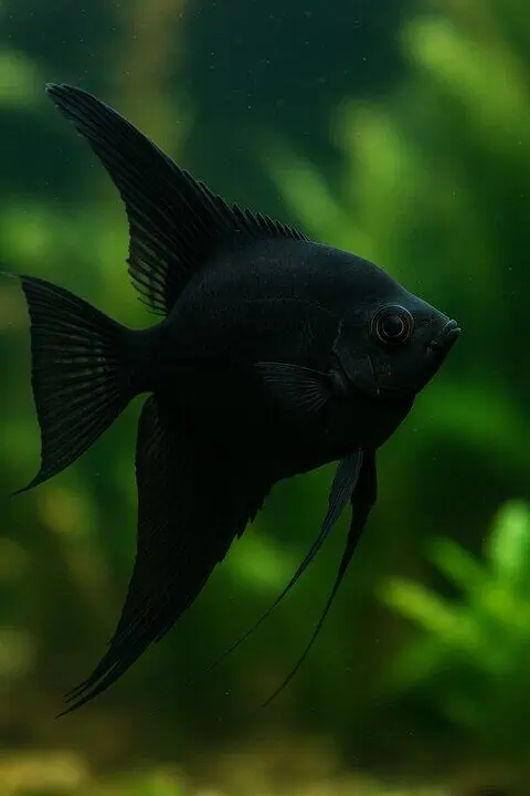 Pterophyllum scalare "Black" - Schwarzer Skalar