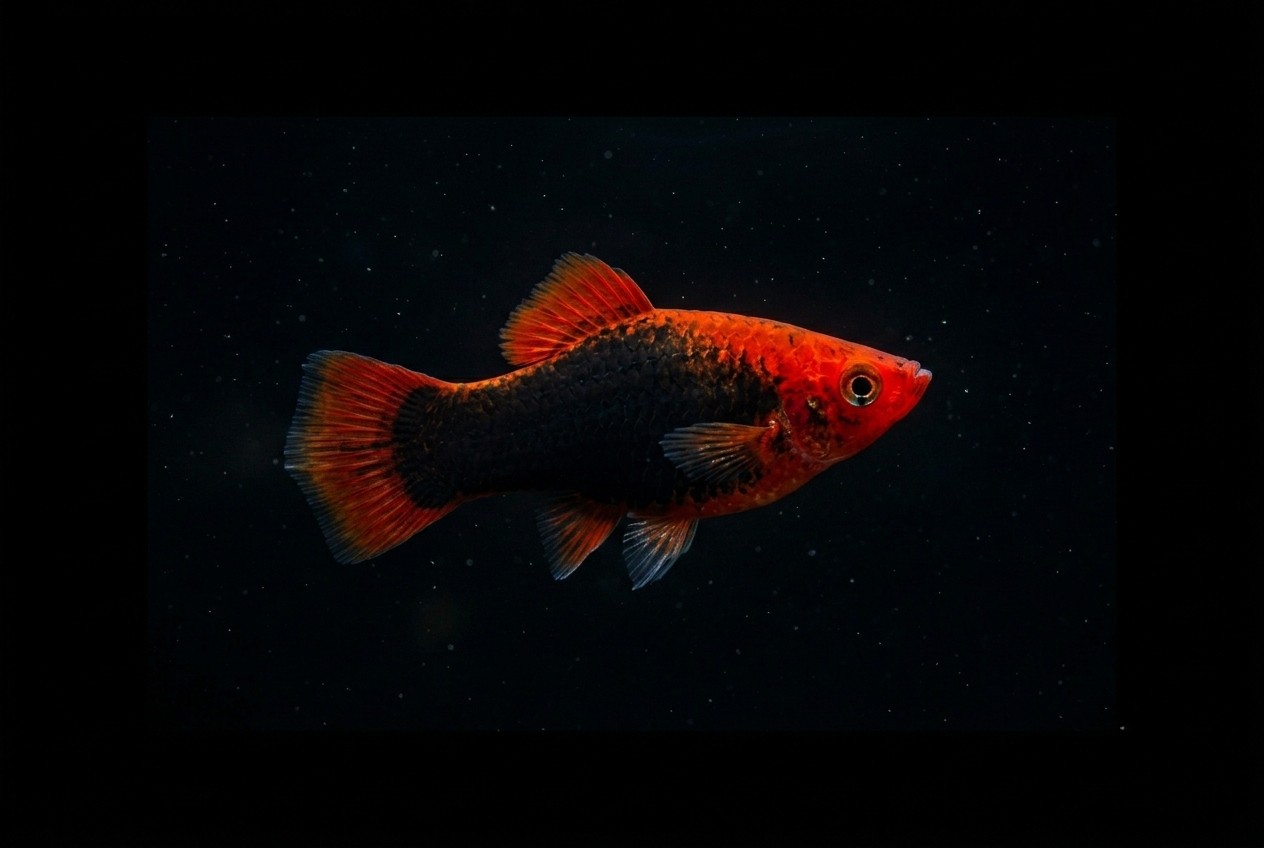 Platy Red Tuxedo