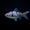 Goldfisch Shubunkin blau